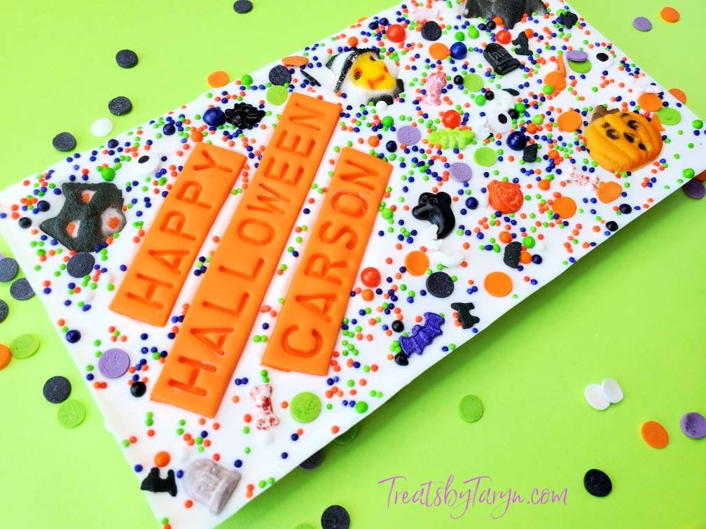 Personalized Halloween Chocolate Bar: Custom Candy Gift