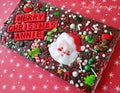 Personalized Christmas Chocolate Bar: Custom Holiday Treat