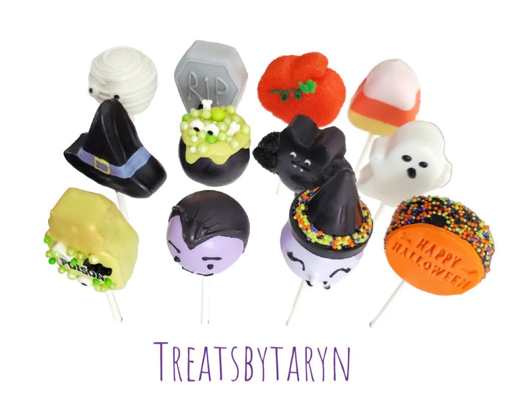 Halloween Cake Pops: Variety Pack, Party Treats (12 Pcs)
