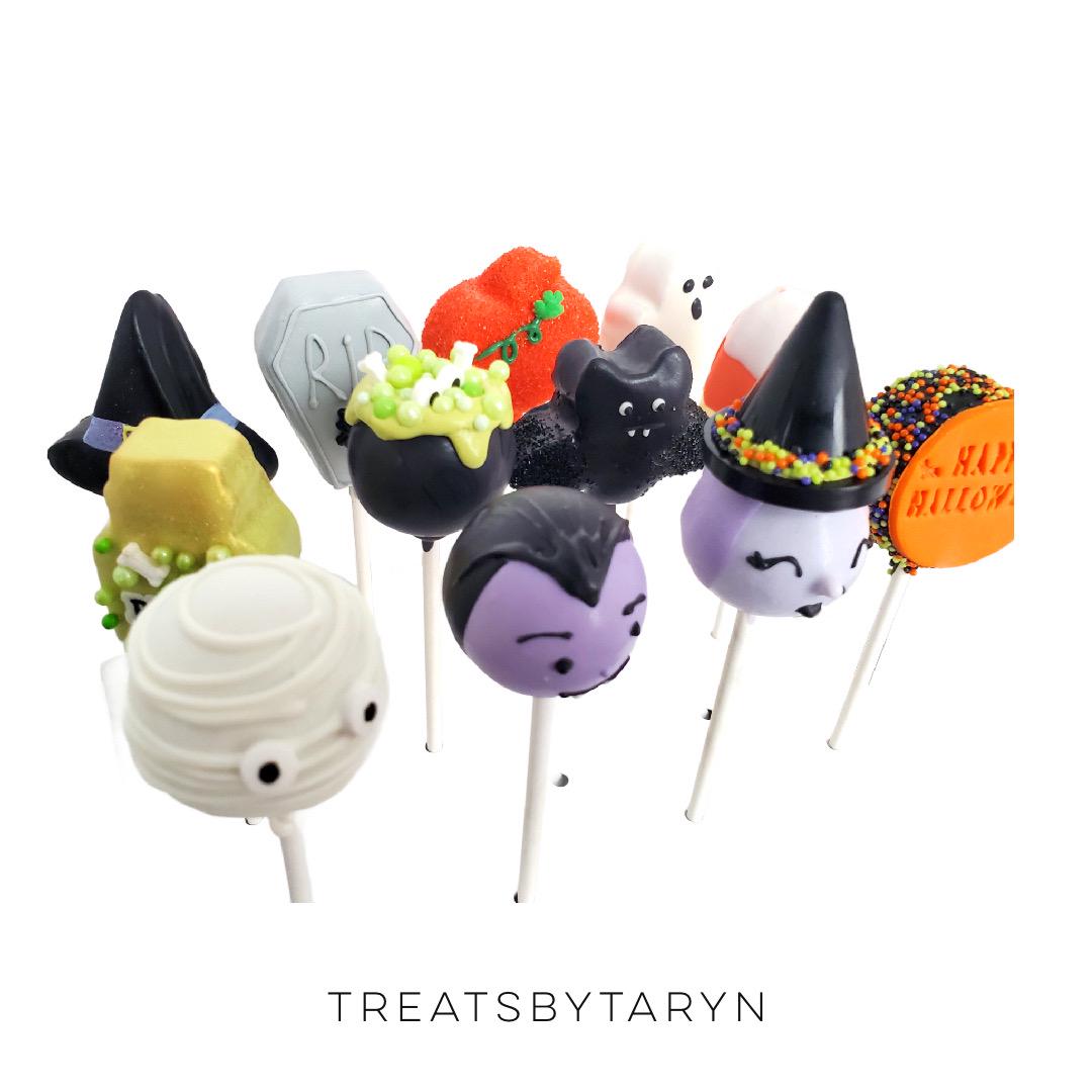Halloween Cake Pops: Variety Pack, Party Treats (12 Pcs)